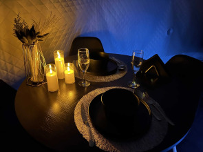 Глэмпинг Глэмпгеокупол "Домик на Оке" Таруса