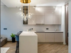 Апартаменты Sky City Moscow 59 этаж! Редкий вид на город! Интерьер нежный как лакомка!