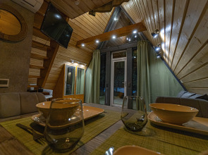 Гостевой дом A-Frame 40 с панорамным остеклением
