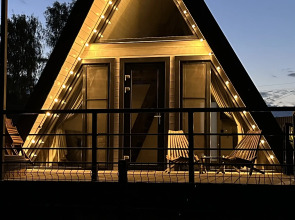 Частный дом Малый афрейм на Березовой