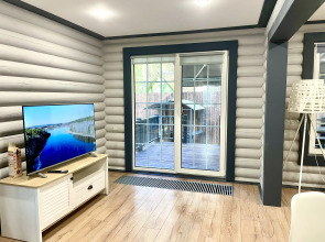 Частный Дом Бревенчатый Дом в Соснах