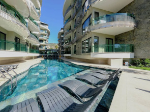 Апартаменты 1+1 Qoople Legend A35 в 100 метрах от моря