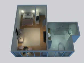 Апартаменты Panoramic Studio by Roomley