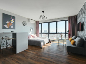 Квартира с панорамным видом на город