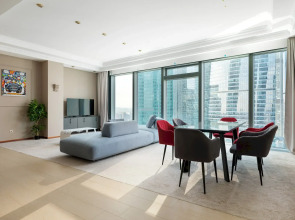 Апартаменты в Москва Сити стильные и просторные с широкой панорамой на башни