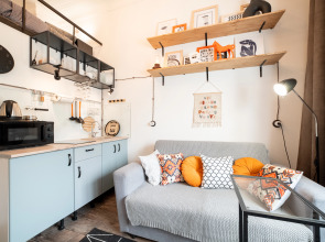 Квартира Питерская Двухуровневая Студия в Центре Красноярска