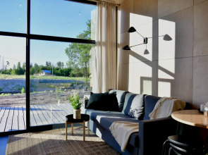 Дом Уютный с панорамными окнами