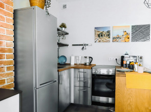 Апартаменты Lalapart Cozy loft на 18 этаже в ЖК Савеловский Сити