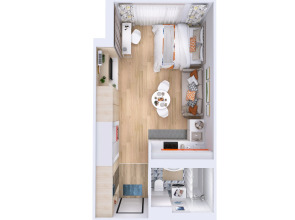 Апартаменты с видом на Москву 7