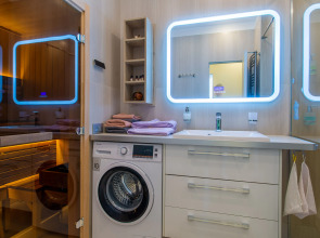 Апартаменты ОхтАпартЛюкс с сауной, террасой и одной спальней