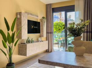 Апартаменты 1+1 Qoople Legend A4 в 100 м от моря