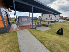 Частный дом Дом c сауной на берегу Волги