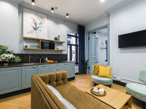 Апартаменты D на Рубинштейна с одной спальней №6