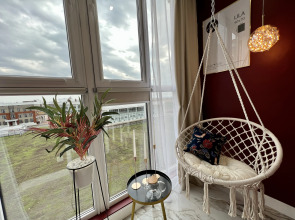 Апартаменты Дизайнерская квартира в Жк Российский с панорамной лоджией