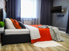 Апартаменты «Home Vita» стильные, просторные, красивый вид из окна