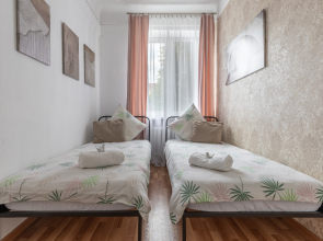 Квартира Трехкомнатная квартира с видом на город