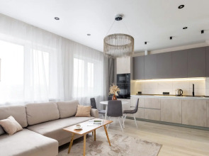 Апартаменты SleepNsk Красивая Трешка Около Аквапарка