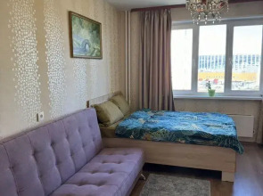 Квартира однокомнатная с видом на Волгу и стaдиoн