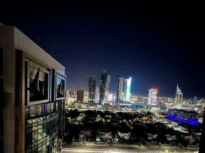 Апартаменты 2х комн.кв с 2мя кроватями и раскладным диваном на 23м этаже