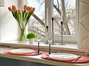 Уютная квартира на Бродвее с балконом