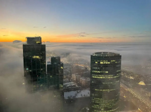 Апартаменты Sky City Moscow 80 этаж Вид на МГУ, Лужники, Парк победы, Воробьевы горы! Уникальный вид!