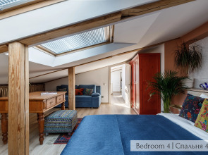 Апартаменты Minin Apartments Богемная Двухуровневая Мансарда 150 кв.м