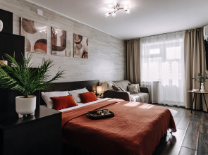 Квартира Уютная Студия в Районе Аэропорта