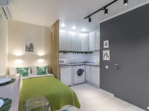 Апартаменты Студия Малахит с Парящей Кроватью