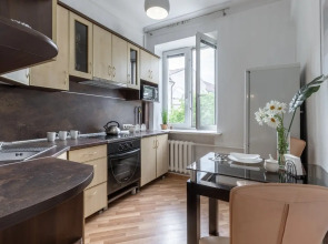 Квартира Трехкомнатная квартира с видом на город