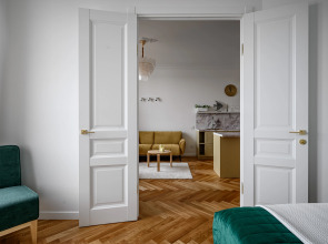 Апартаменты LetYourFlat Marble 1 Cпальня