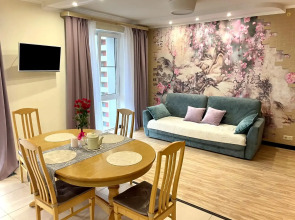 Квартира Евротрёшка Семейная с Видом на Лавру с Четырьмя Раздельными Кроватями