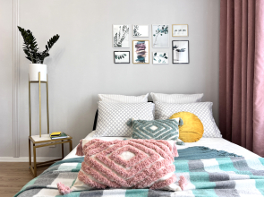 Квартира Пыльная роза в ЖК Московский квартал