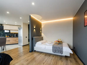 Квартира Изящная 1 комнатная с видом на Волгу