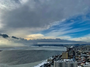 Апартаменты на 30 Этаже с Видом на Волгу и Город