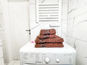 Квартира Уютная студия с балконом в новом доме Крымск Хоум