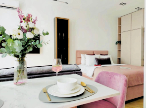 Апартаменты Дизайнерские с бассейном на крыше