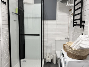 Частный дом Уютный дом в стиле барнхаус, с сауной, недалеко от реки