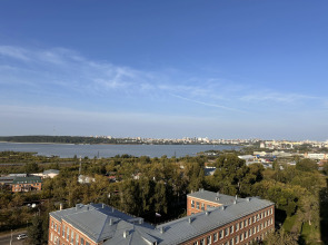 1-к. квартира на Заречном шоссе с шикарным видом на город, 35 м², 11 этаж