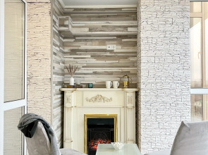 Квартира Роскошная Kravc Group с камином и просторной лоджией