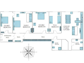 Апартаменты Просторная Квартира в Центре