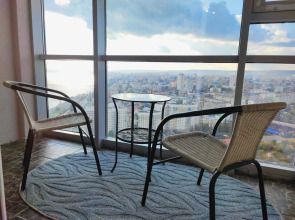 Апартаменты на 30 Этаже с Видом на Волгу и Город