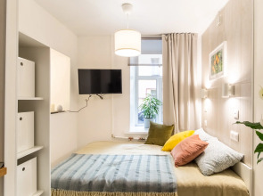 Апартаменты Monetka House Двухместная Студия с 2 окнами