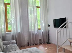 Апартаменты Новые с Высокими Окнами на Пешеходной Улице