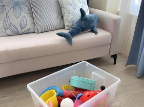 Апартаменты Айсберг с видом на храм с балконом