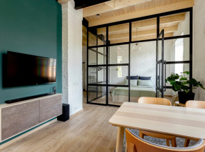 Апартаменты Tverloft у Волги с прозрачной спальней