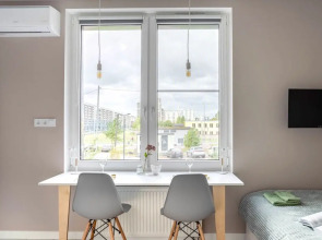 Апартаменты Уютная студия на 2х с видом на город