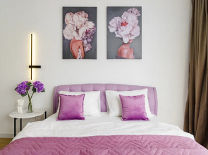 Квартира на 24 этаже с панорамным видом на две реки