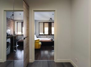 Апартаменты Lalapart Cozy loft на 18 этаже в ЖК Савеловский Сити