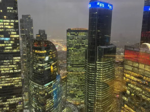 Апартаменты Sky City Moscow Роскошный апартамент с видом на башни на 61 этаже!