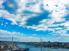 Апартаменты Central Place Vladivostok Премиум с видом на Мосты и Залив (4)